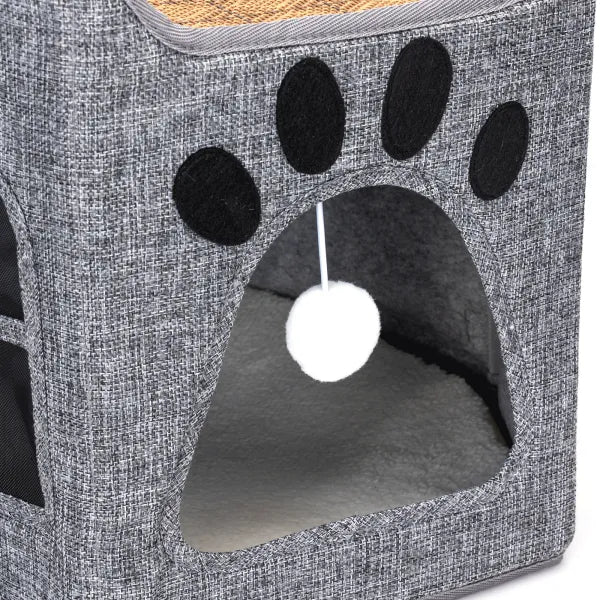 Cuccia per gatti componibile con tiragraffi per cani - ZampAmico