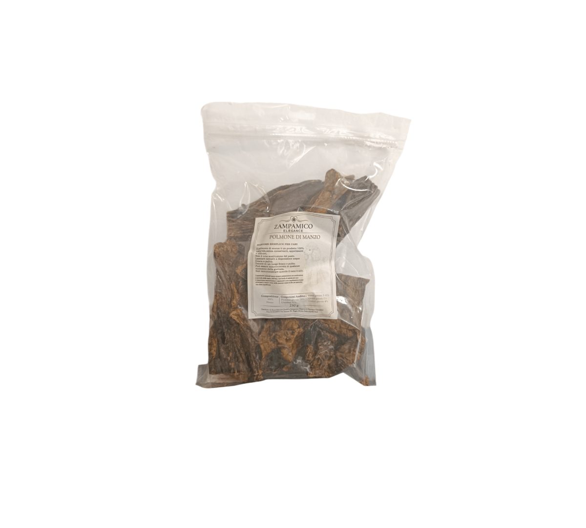 Polmone di Manzo Naturale per Cani – Snack Proteico e Leggero per cani - ZampAmico