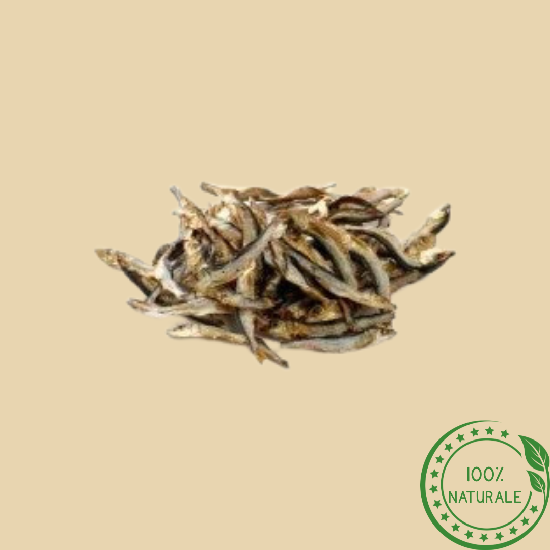 Spratti Essiccati per Cani 100% Naturali – Snack di Pesce Ricco di Omega 3
