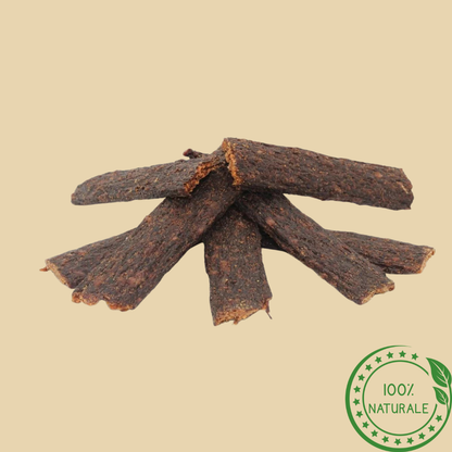Striscioline di Manzo per Cani – Snack Naturale Spezzabile e Proteico