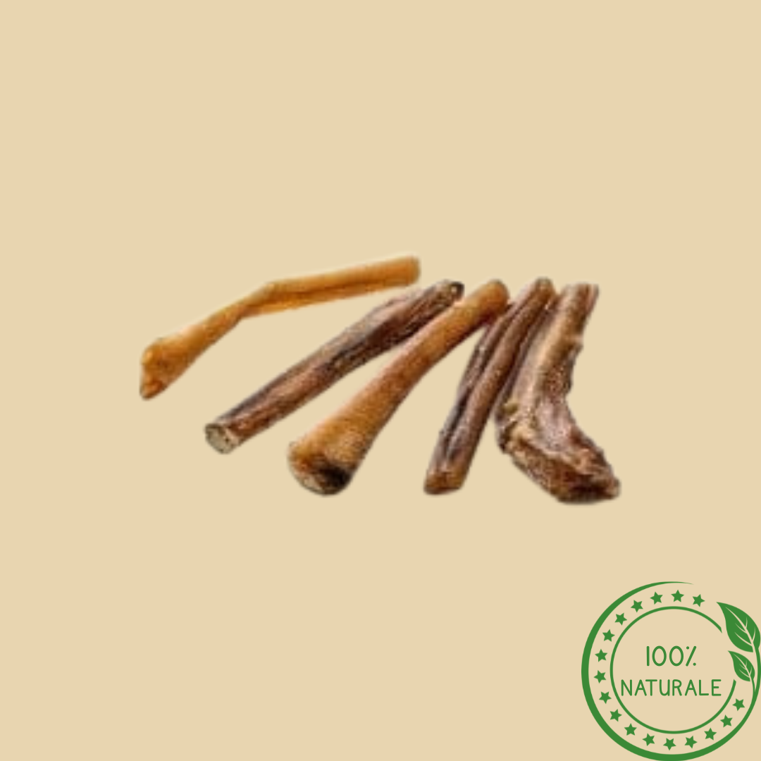 Tendini di Vitello Essiccati – Snack Naturale per Cani Proteico e Masticativo