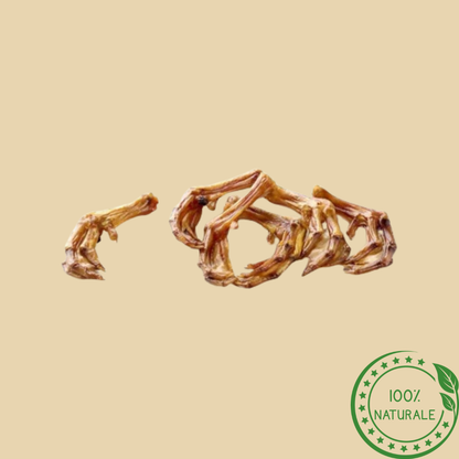 Zampe d’Anatra Naturali per Cani – Snack Proteico e Dentale