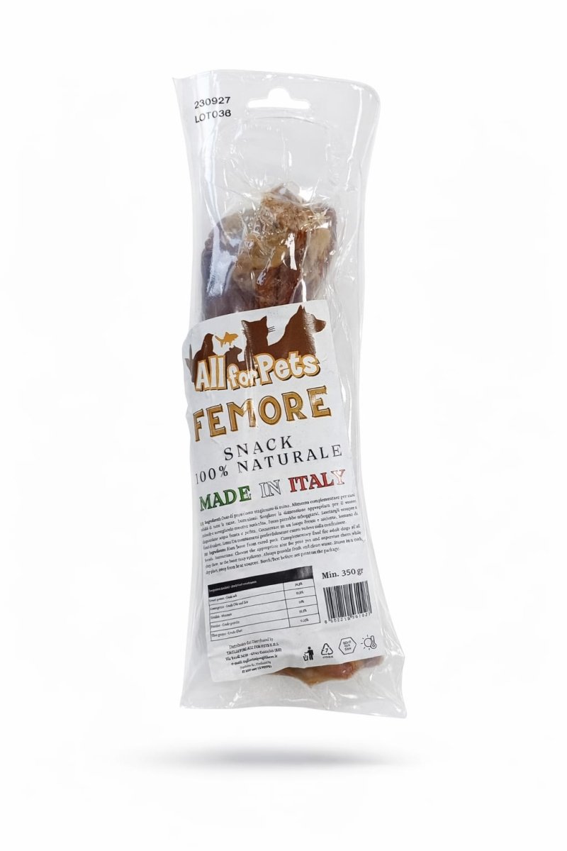 Osso di Prosciutto Stagionato Naturale per Cani – Snack Dentale 100% Naturale per cani - ZampAmico