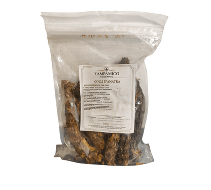 Colli d’Anatra Essiccati per Cani 100% Naturali – Snack Masticativo Lungo per cani - ZampAmico