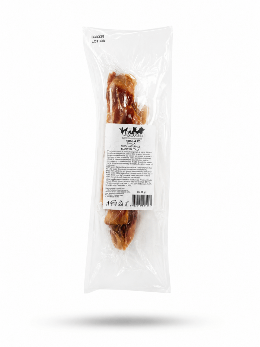 Fibula X3pz – Snack Naturale per Cani per cani - ZampAmico