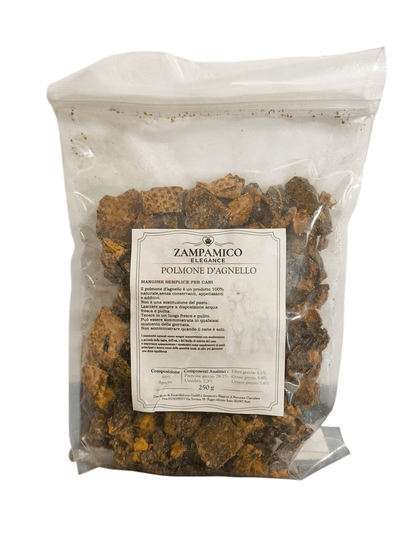 Polmone di Agnello Naturale per Cani – Snack Leggero e Proteico per cani - ZampAmico