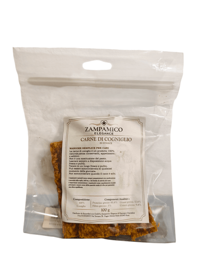 Striscioline di Coniglio per Cani – Snack Naturale Spezzabile e Leggero per cani - ZampAmico