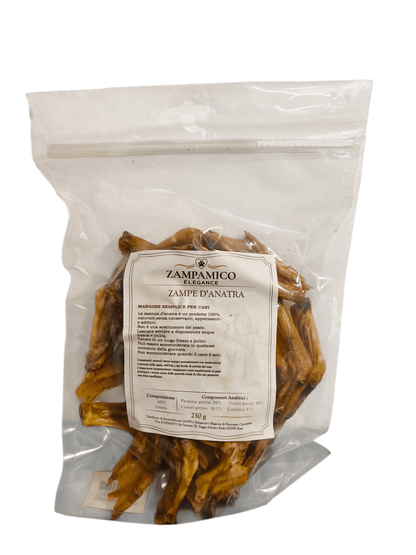 Zampe d’Anatra Naturali per Cani – Snack Proteico e Dentale per cani - ZampAmico